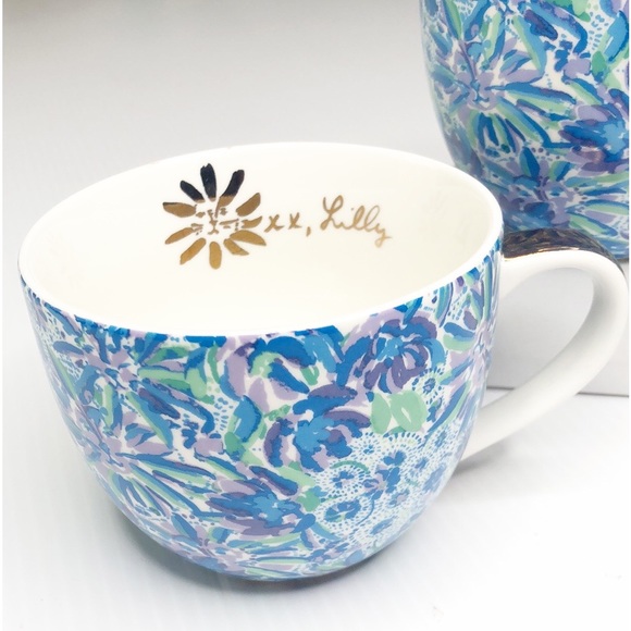 Lilly Pulitzer Pair of Colorful 12oz Mugs - Picture 2 of 9